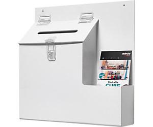 Deflecto Mail Box White 355 x 90 x 360 mm