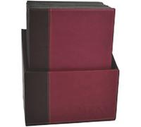 Deflecto Menu Holder A4 Portrait 27.9 (W) x 19.7 (D) x 35.2 (H) cm Wine Red 20 Pieces