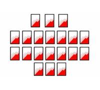 Deflecto Pack 20 x A4 Snap Frame Black - Aluminium Clip Frames - Wall Mount Picture Frames - Posters Display Holder - Front Opening Picture Frame Clips