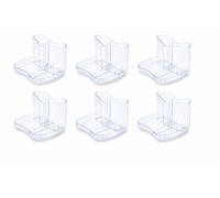 Deflecto Pack of 6 Gemstone collection Contemporary Kaddymaster Desk Tidy - Diamond