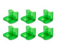 Deflecto Pack of 6 Gemstone collection Contemporary Kaddymaster Desk Tidy - Emerald