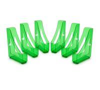 Deflecto Pack of 6 Gemstone Collection Contemporary Magazine File - Emerald