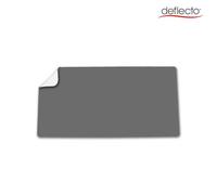 Deflecto PVC Desk Mat 80x40cm Dual Colour Grey/White - DM8040G/W