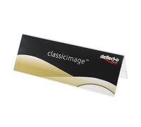 Deflecto Seminar Sign Holder Tent-shaped A5 Clear Ref 48701 , 019006