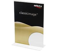 Deflecto Sign Holder A3 Portrait Rectangle 30 (W) x 11.8 (D) x 42.5 (H) cm Transparent