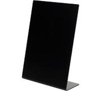 Deflecto Sign Holder A4 Portrait 1 Countertop Rectangle 21.1 (W) x 8.3 (D) x 30 (H) cm Black