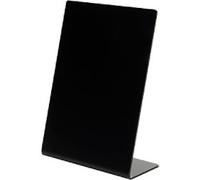 Deflecto Sign Holder A5 Portrait 1 Countertop Rectangle 15 (W) x 6.7 (D) x 21.1 (H) cm Black