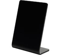 Deflecto Sign Holder A7 Portrait 1 Countertop Rectangle 7.5 (W) x 4.2 (D) x 10.3 (H) cm Black