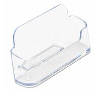 Deflecto Single Pocket Business Card Holder Stylish Curved Sturdy Ligthweight