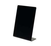 Deflecto Chalkboard A6 Portrait 1 Countertop Rectangle 10.5 (W) x 4 (D) x 15 (H) cm Black