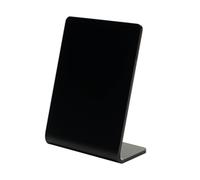 Deflecto A7P Slanted C/Top Chalkboard - Black
