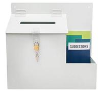 Deflecto Deflect Suggestion Box White