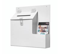 Deflecto Suggestion Box White