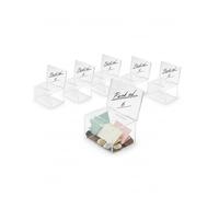 Deflecto Suggestion Box with Sign Holder, Pack 6, Crystal, Slot 89x6mm