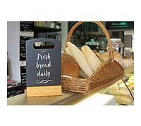 Deflecto Table Chalkboard A5 Portrait 15 (W) x 5.5 (D) x 25 (H) cm Light Brown