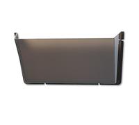 Deflecto Unbreakable DocuPocket, Wall File Organizer, Letter Size, Smoke, Single Pocket, 14.5" x 3" x 6.5" (63202)