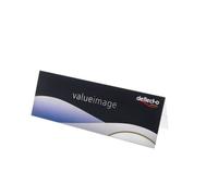 Deflecto Value A5 Landscape Name Holder, Double Sided Display | Double sided name and place card holder for events, meetings and receptions. Durable PVC construction.