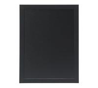 Deflecto Wall Mounted Chalkboard, Durable Writable Message Board, Easy Wipe Surface for Restaurants, Cafés, Kitchens and Events - Single Pack, 60cm x 80cm Black