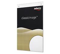 Deflecto Portrait Wall Sign Holder A5 (Top loading) DE471YTCRY
