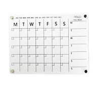 Deflecto Week to view Wall Planner Magnetic Magnetic 42 (W) x 29.7 (H) cm Plastic Transparent