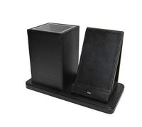 Deflecto Wireless Charging Desk Organiser/Pen Holder Black - WC103DEBL