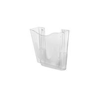 Deflecto Yearntree Deflecto A4 Wall Mounted Magazine File Holder - Perfect For Folders, Files, Mails & Brochure - Clear Racks For Home Office With