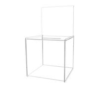 Deflecto Yearntree Deflecto Classicimage Suggestion Box With Stackable Sign Holder - Ideal For Business Cards, Raffle, Coins, Ballot, Tips & Charity