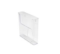 Deflecto Yearntree Deflecto Portrait Literature Stands For Display - A5 Wall Mounted Magazine File Holder With Flat Back Design- Perfect For