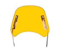 Deflector 6.5"-9.45" UniversalMotorcycle Headlight Windshield Wind Deflector Windscreen Extension Spoiler(Yellow B style)