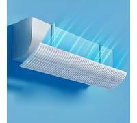Deflector for Air Conditioner, Adjustable Air Conditioner Deflector Confinement Air Deflector Outlet Air Wing Air Cooled Baffle Wind Direction Telescopic Windshield for Home