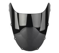 Deflector For Ninja For ZX9R 1998-1999 Motorcycle Black Double Bubble Windscreen Windshield Screen ABS Motorcycle Universal Windscreen