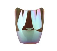 Deflector Front Flyscreen For Suzuki For Katana For GSX600F 1987 1988 1989 1990 1991 1992 1993 1994 1995 1996 1997 Motorcycle Windshield Visor Fairing Deflector Motorcycle Windshield(White Iridium)