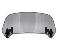 Deflector Front Screen For Agility 125 For Downtown 2017 Motorcycle Windshield Extension Adjustable Clamp-On Windscreen Deflector(Grey small)