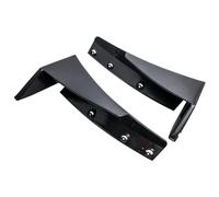 Deflector Lips Spoiler Deflector 2x Front Splitter Extension Winglets ABS Glossy Black Side Bumper Kit For Corvette C7 Z06 Z07 Stage 3 2014-2019 Car Accessories