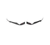 Deflector Lips Spoiler Deflector For Chevy For Corvette C8 Stingray Real Carbon Front Bumper Splitter Fins Air Vent Canards Fins 2020 UP