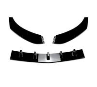 Deflector Lips Spoiler Deflector Front Bumper Lip Splitter Diffuser For Mercedes For Benz Cla C117 2016-2019 Cla 200 260 45 Amg Decoration Spoiler Bumper Trim(Glossy Black)
