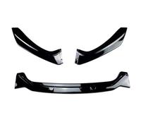 Deflector Lips Spoiler Deflector Front Bumper Lower Chin Lip Skirt Spoiler Lip Wing Body Kit Splitter Trim 2015-2019 For BMW For 1 Series F20 F21 118i 120i(Glossy Black)
