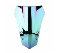 Deflector Windshield For MT09 For FJ09 For Tracer 900 2015 2016 2017 Motorcycle Double Bubble Windshield Wind Screen Motorcycle Windshield(Lridium)
