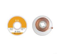 DeFor Soldering Braid Tape Pure Copper Wire, 1 5M Length, Essential Tool for Circuit Board Maintenance (2.0mm)