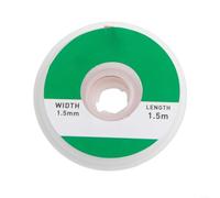 DeFor Soldering Braid Tape Pure Copper Wire, 1 5M Length, Essential Tool for Circuit Board Maintenance (1.5mm)