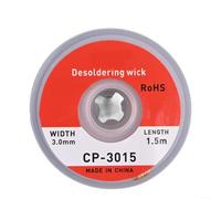 DeFor Soldering Braid Tape Pure Copper Wire, 1 5M Length, Essential Tool for Circuit Board Maintenance (3.0mm)