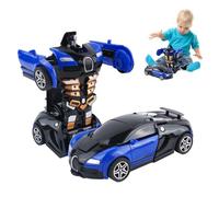 Deformation Auto Playthings - Convertible Automobile Set, Pullback Motion Feature | Interactive Learning Robotics Entertainment for Kids Creativity Coordination Thinking Gift Education STEM XRAY