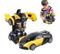 Deformation Kids Car Toy - Transform Vehicle Action Model, Inertia Drive Collision Change Car 70g | Dynamic Shape Shift Mechanism Play Interaction System Creativity Skill Development Enhancement, Smoo