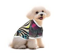 Deformed Spiral Vortex Dog T-Shirt Clothes Apparel Puppy Vest Pet and Elastic Tank Top Clothing, Dogs Cats Pullovers Cute Breathable Soft Medium