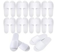 Defresit 10 Pairs of Hotel Slippers,Deluxe Open Toe Slippers for Spa, Party Guest, Hotel and Travel, Washable and Non-Disposable