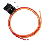 Defrost Thermostat, 1-Pack Refrigerator Replacement for GE Models Overheating Prevention Metal Build with Color-Coded Wires Low-Temperature Performance