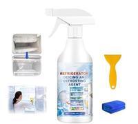 Defrosting Spray For Fridge Freezer, Freezer Defroster Spray, 120ml Refrigerator Defrosting Deicer Sprays, De-Icer for Refrigerator Defroster, Efficiently Fast Removes Ice Buildup (2)