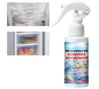 Defrosting Spray for Fridge Freezer,Freezer Defrosting Spray,Defrost Spray for Freezer,Powerful Spray for Defrosting Freezer,Rapid Fridge Defroster Spray,Efficiently Quickly Removes Ice Buildup,120ml