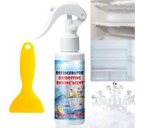 Defrosting Spray for Fridge Freezer,Freezer Defrosting Spray,Powerful Refrigerator Defrost Spray,Mulit-Use Freeze Spray for Refrigerator,De icer Spray for Car,Efficiently Quickly Removes Ice Buildup
