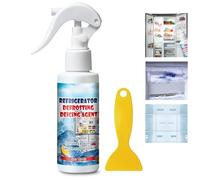 Defrosting Spray for Fridge Freezer, Rapid Fridge Defrosting Spray, Powerful Freezer Deicer, Mulit-Use Refrigerator Defrost Spra-y, Effective Deep Ice Remover Freeze Spra/y (120ml)